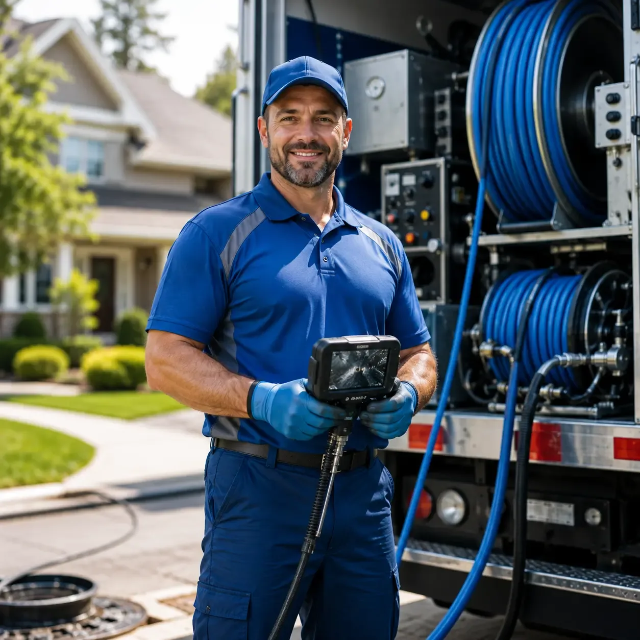 Local outdoor drain cleaning specialists in Amity, PA
